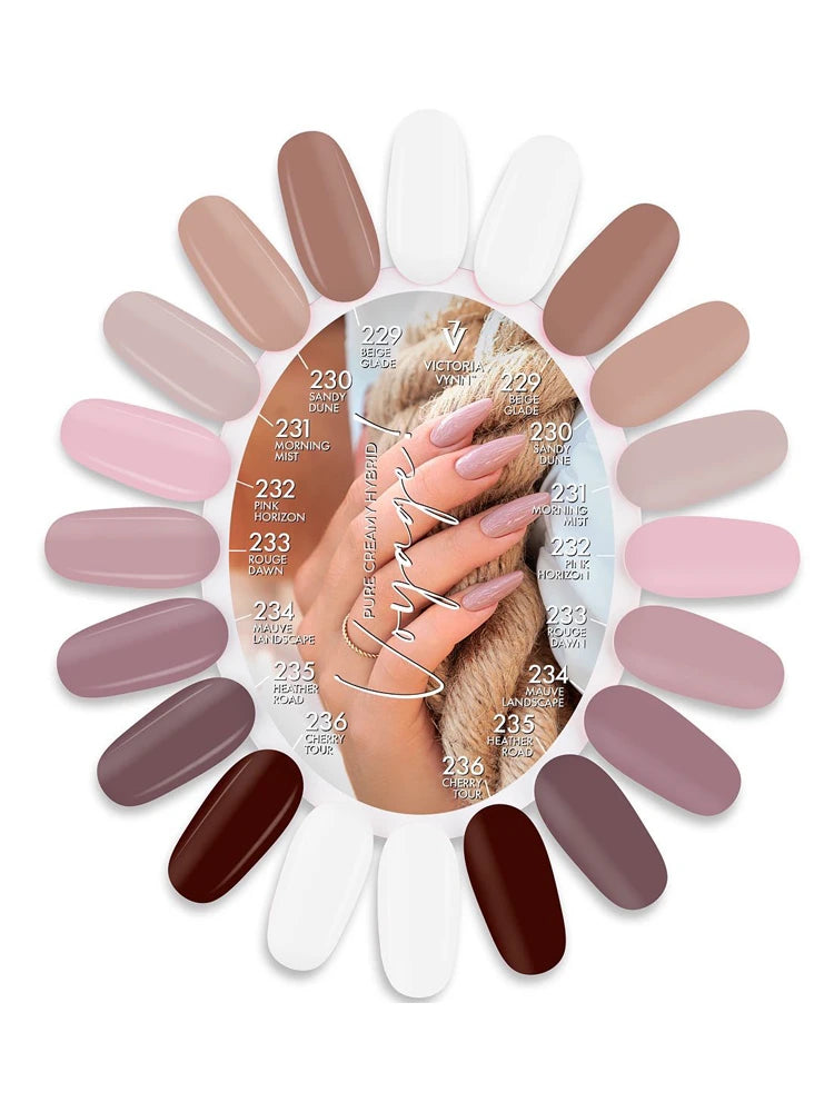 Pure Creamy Hybrid Gel Polish No. 233 Rouge Dawn