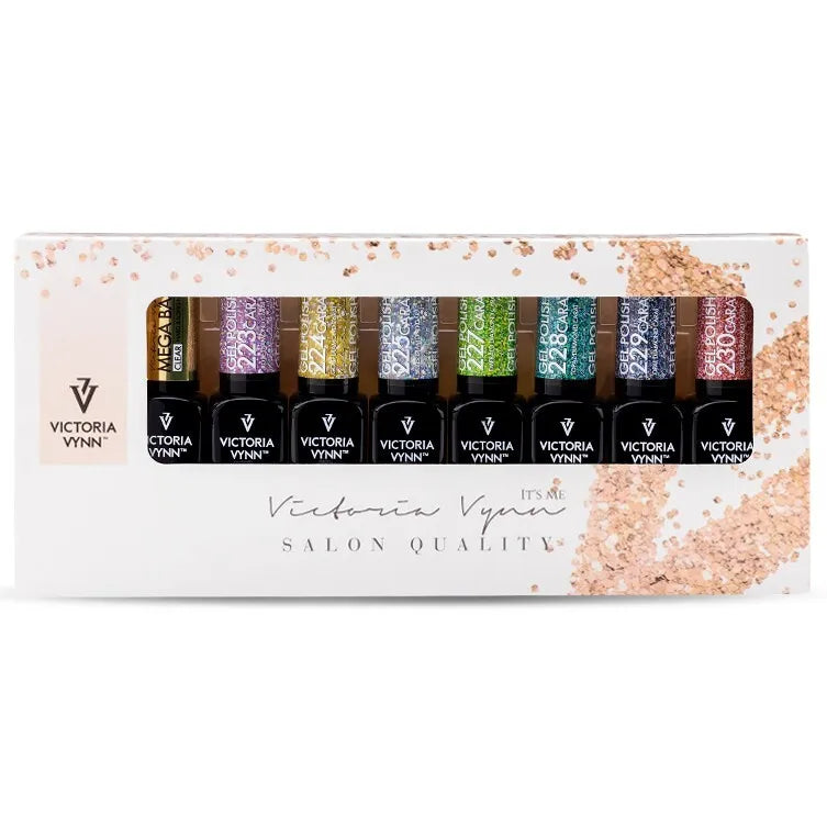 Victoria VYNN 8 Pack Promo Set Carat Collection (223,224,225,227,228,229,230,mega base clear)