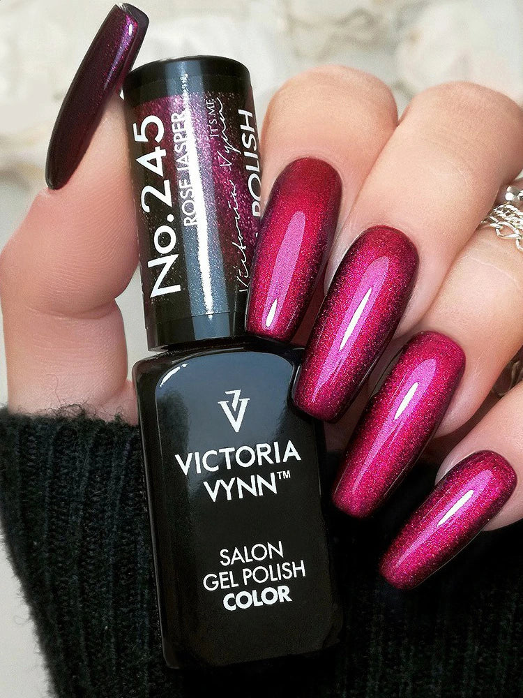 Vernis Gel Polish No. 245 Cat Eye Rose Jasper