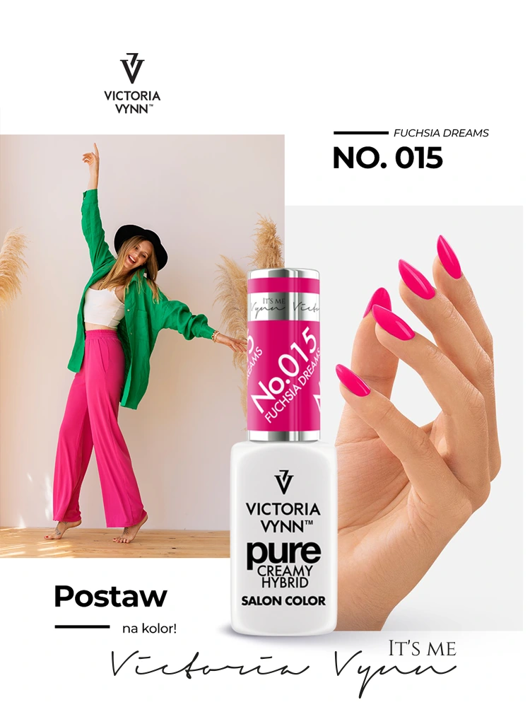 Pure Creamy Hybrid Gel Polish No. 015 Fuchsia Dream