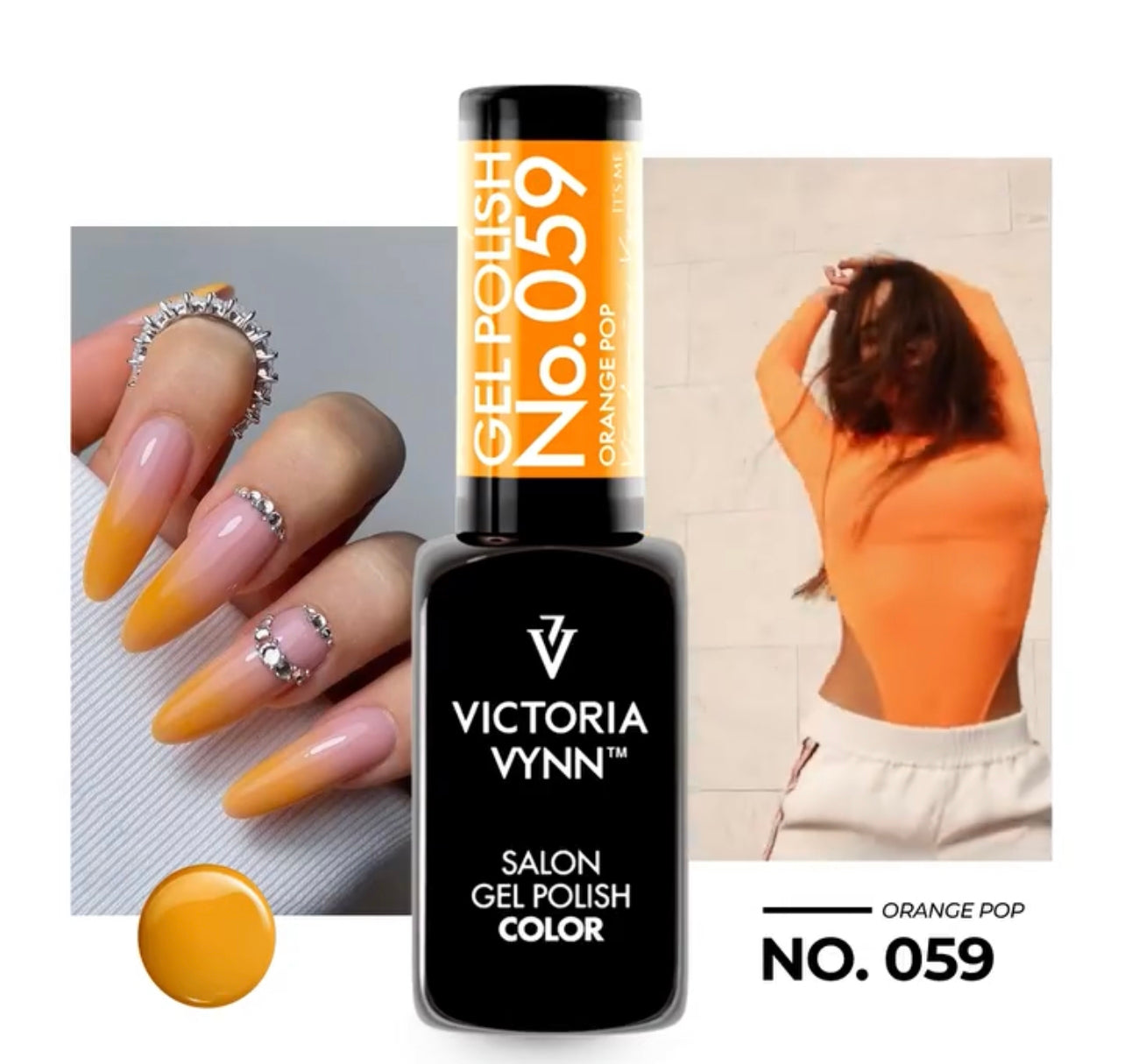 Salon Gel Polish No. 059 Orange Pop