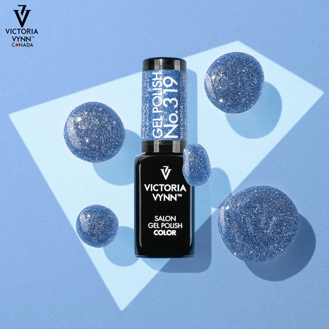 Vernis Gel Polish No. 319 Blue Castor