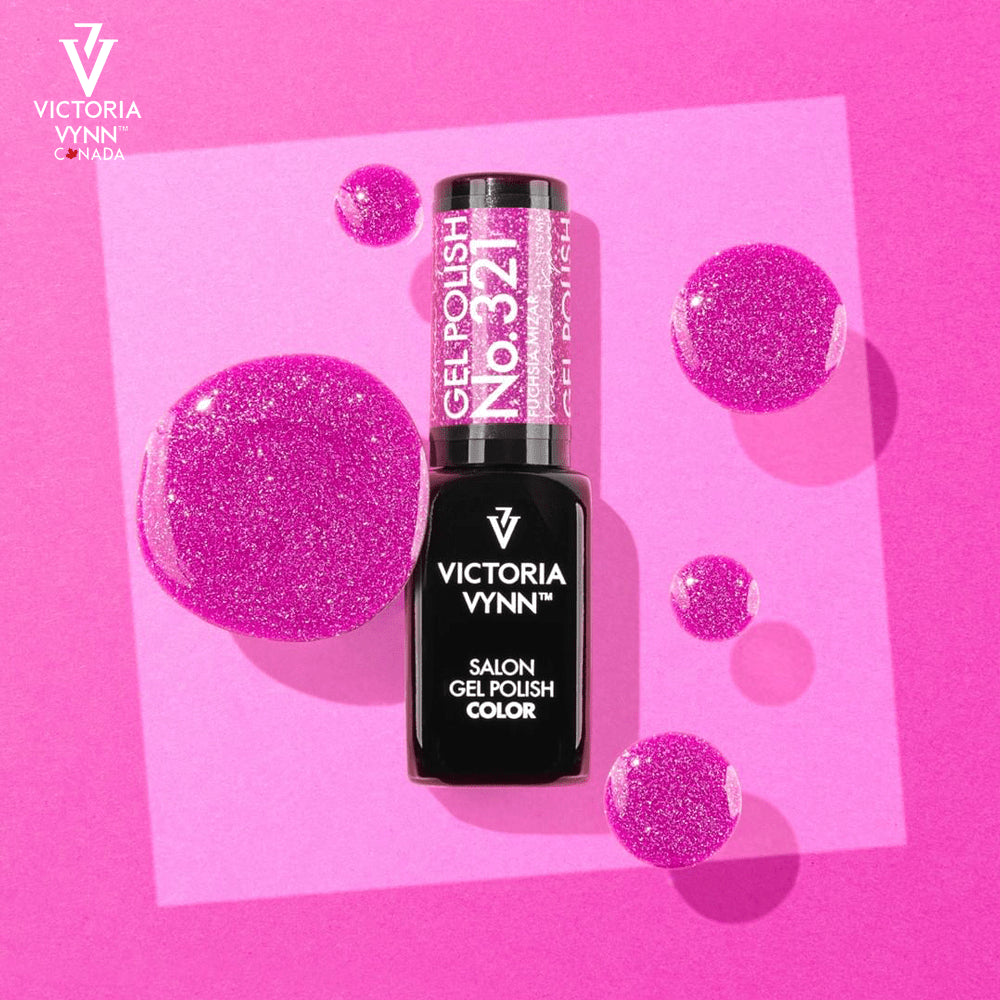 Vernis Gel Polish No. 321 Fuchsia Mizar