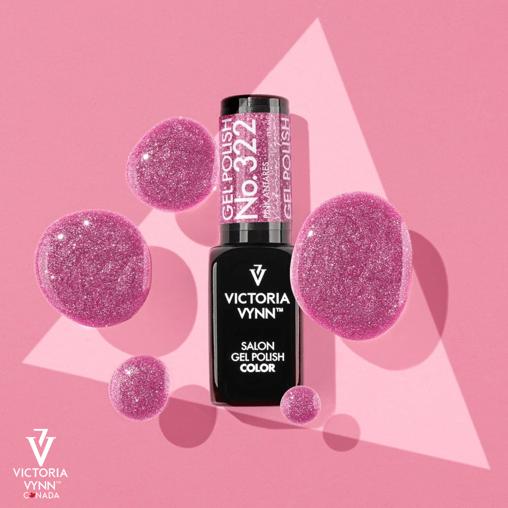 Vernis Gel Polish No. 322 Pink Antares