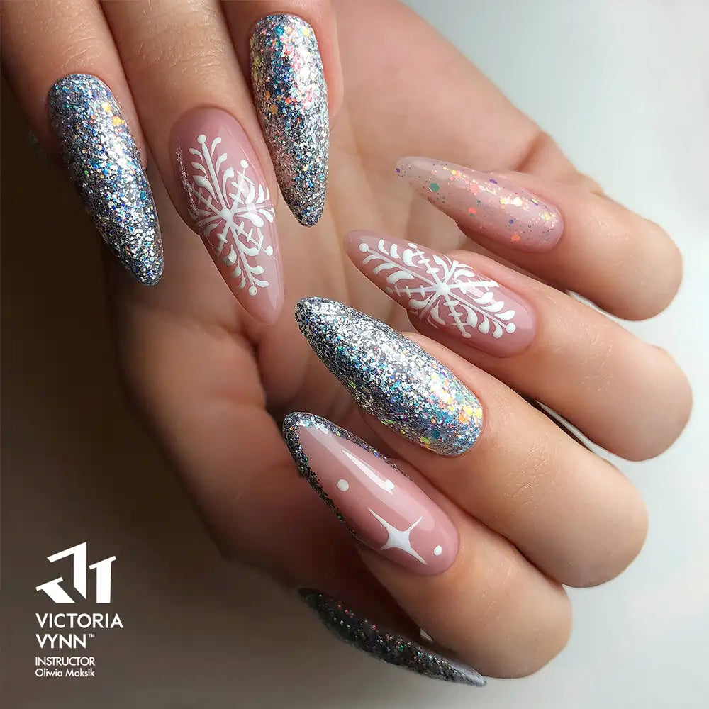 Salon Gel Polish n° 225 Carat Silver Diamond