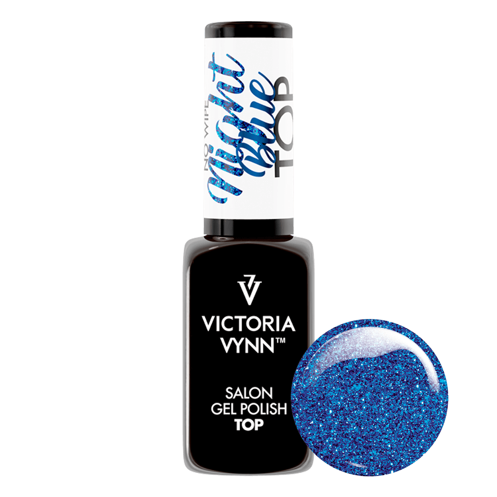 Top Coat Blue Night No Wipe