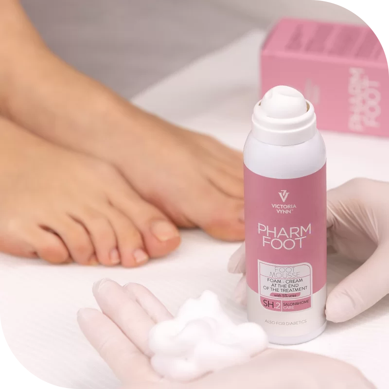 Victoria VYNN Pharm Foot Mousse — Mousse hydratante pieds à l’urée 5%