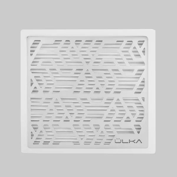 Collecteur de poussière de manucure de bureau intégré ÜLKA Premium X2F + kit (2 filtres HEPA, 1 bâton en bois et 1 brosse)