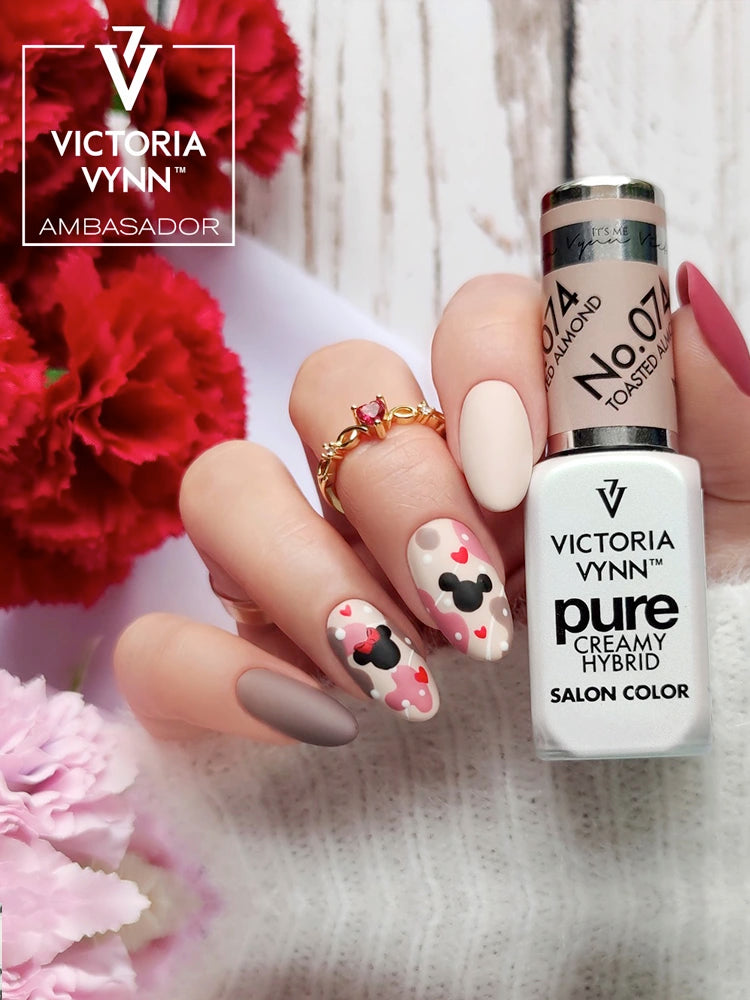 Gel Polish Hybride Crémeux Pur n° 074 Amande grillée