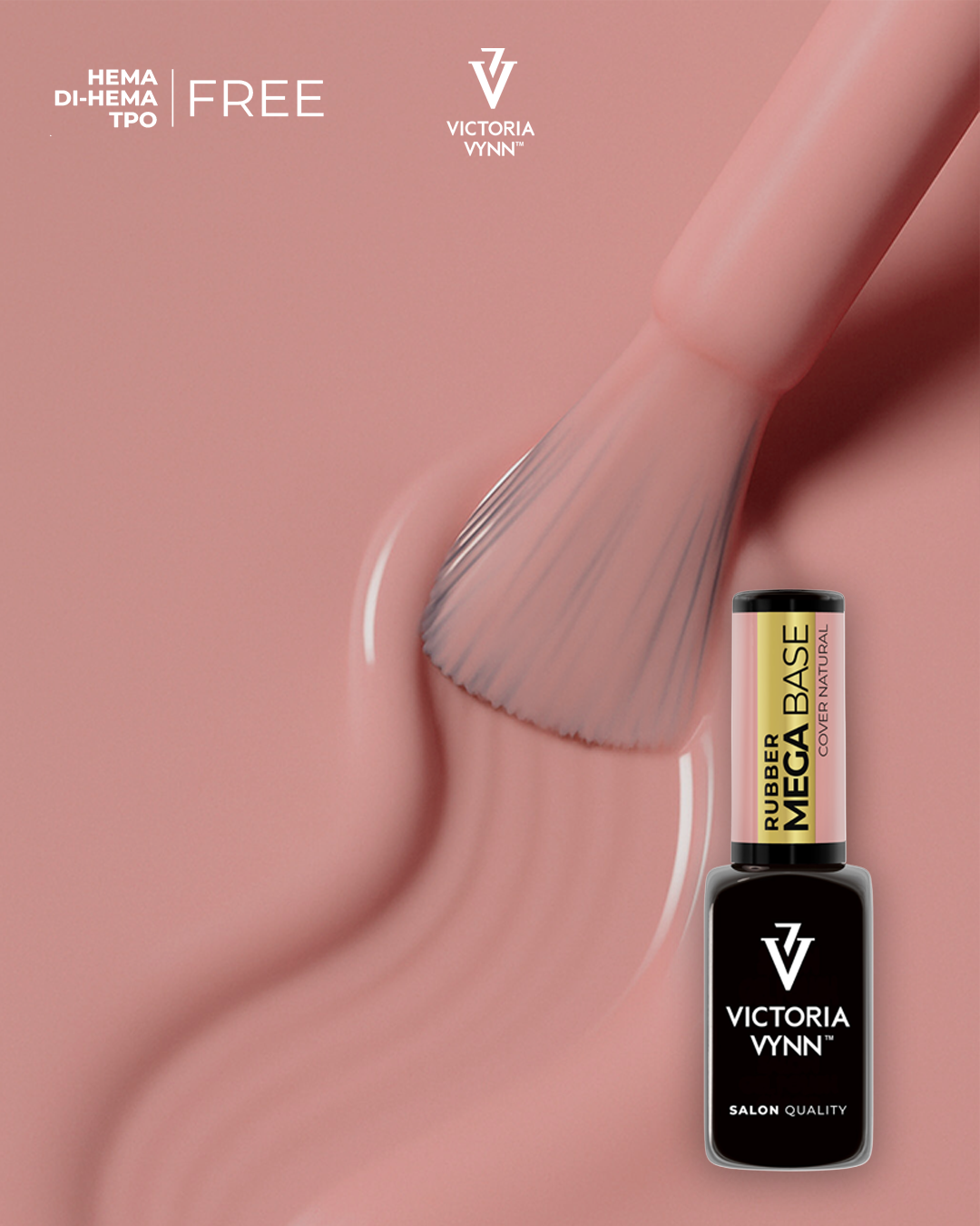 Victoria Vynn – Ensemble Trio Rubber Mega Base (Cover Cream / Natural / Tan) | Édition Professionnelle Hema Free
