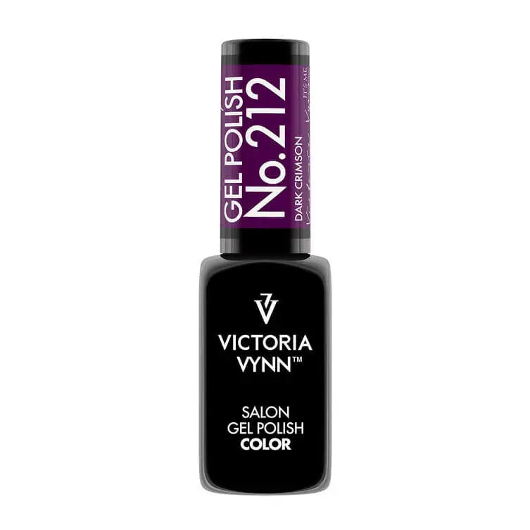 Salon Gel Polish No. 212 Dark Crimson (Cramoisi foncé)