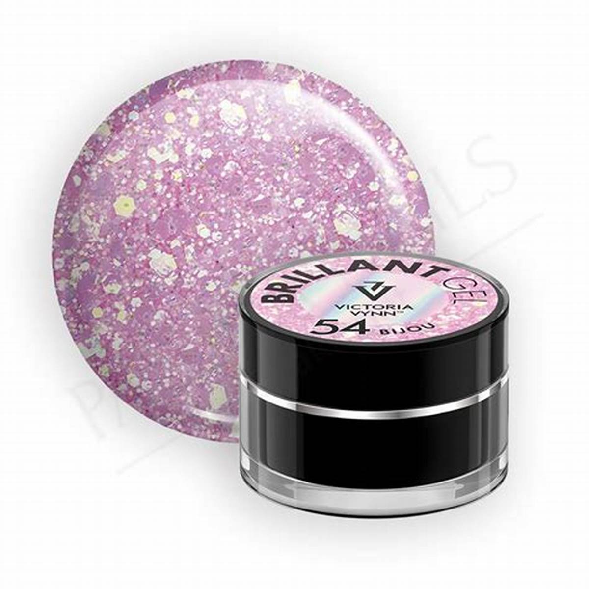 Shiny glitter gel (Diamond effect on nails)