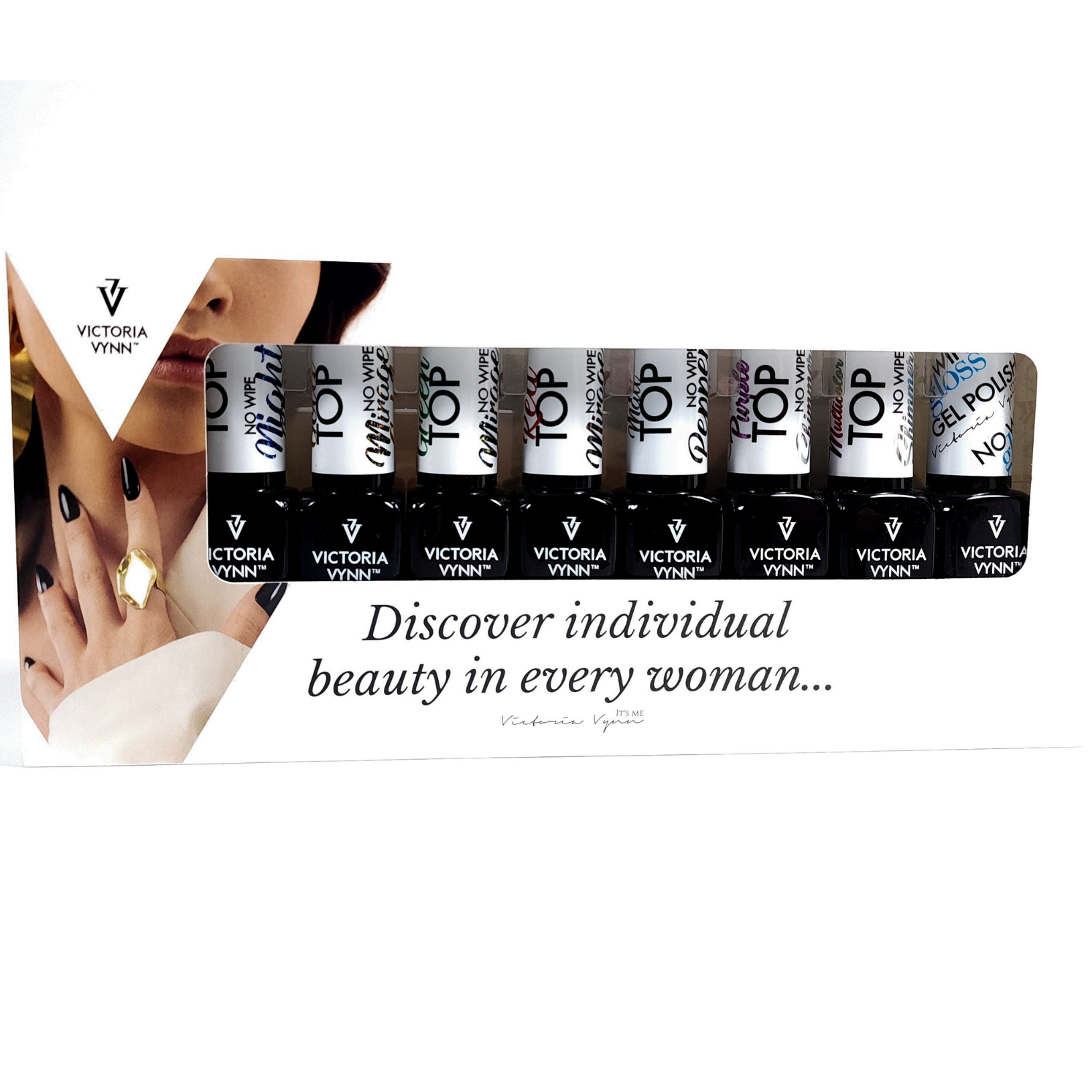 Victoria VYNN 8 Pack Promo Set Top Coats No Wipe