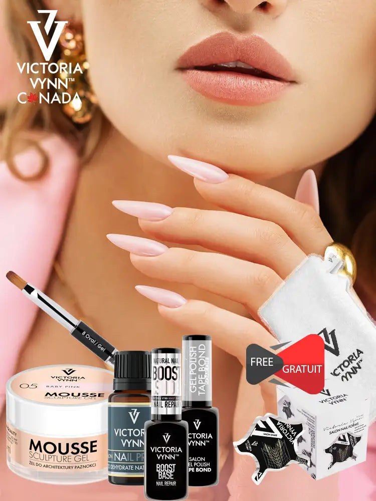 Victoria VYNN Promotion Gel Mousse kit (free stencil + vv item)