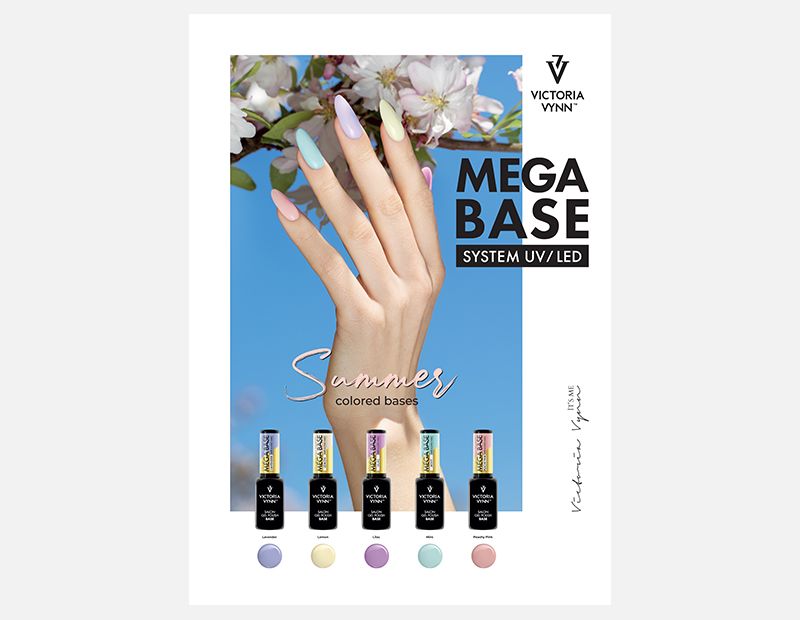 Victoria VYNN couleurs Pastel  Pack de 5 /mega base