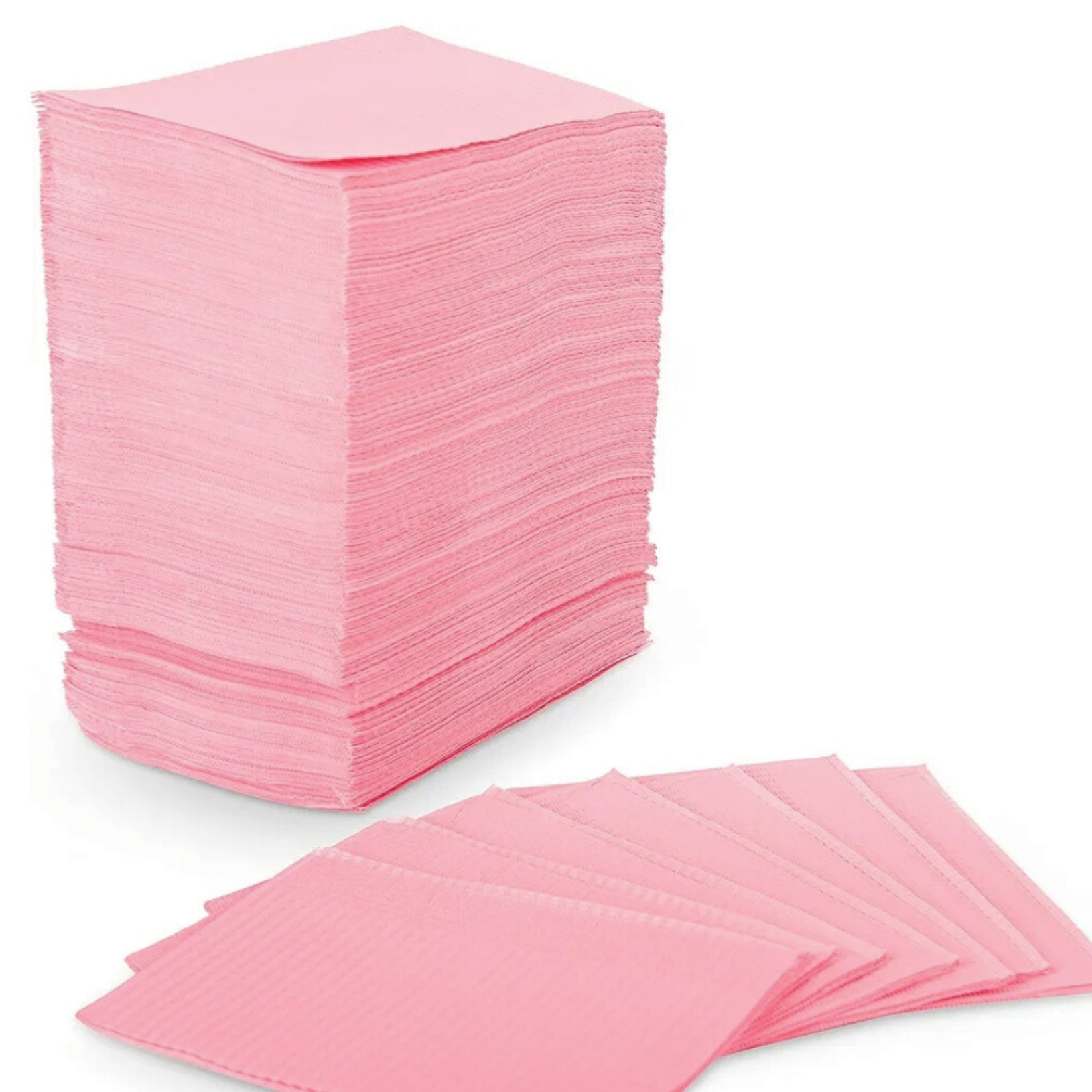 Bavettes de Manucure Jetables – Rose ou Blanche | Hygiène Pro Onglerie