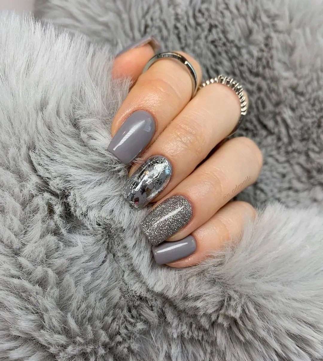 Salon Gel Polish No. 055 Silver Cristal