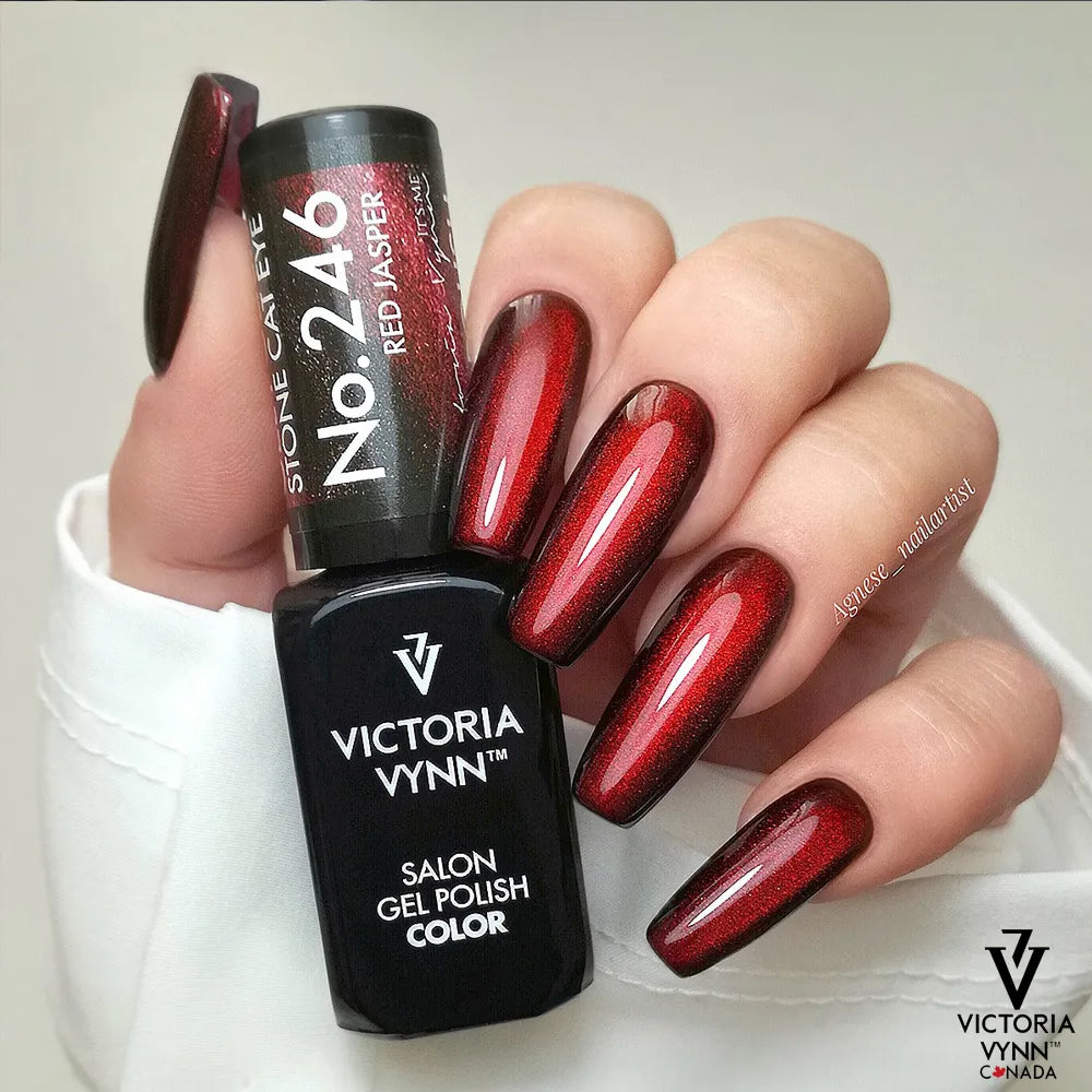 Vernis Gel Polish No. 246 Cat Eye Red Jasper