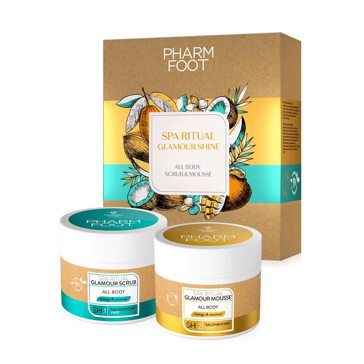 Pharm Foot Glamour Shine Set
