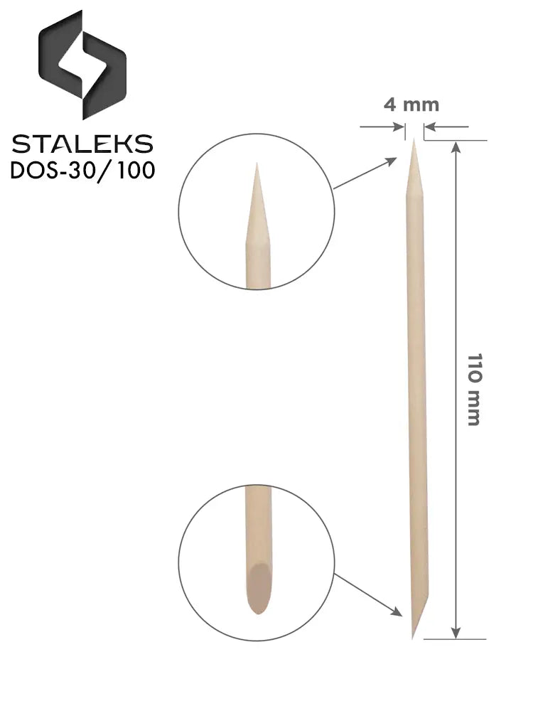 Staleks Batonnet orange pour manucure (100 pcs)