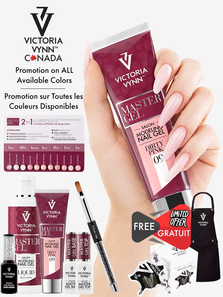 Victoria VYNN Master Gel Promo Kit (gratuit chablon+ tablier)