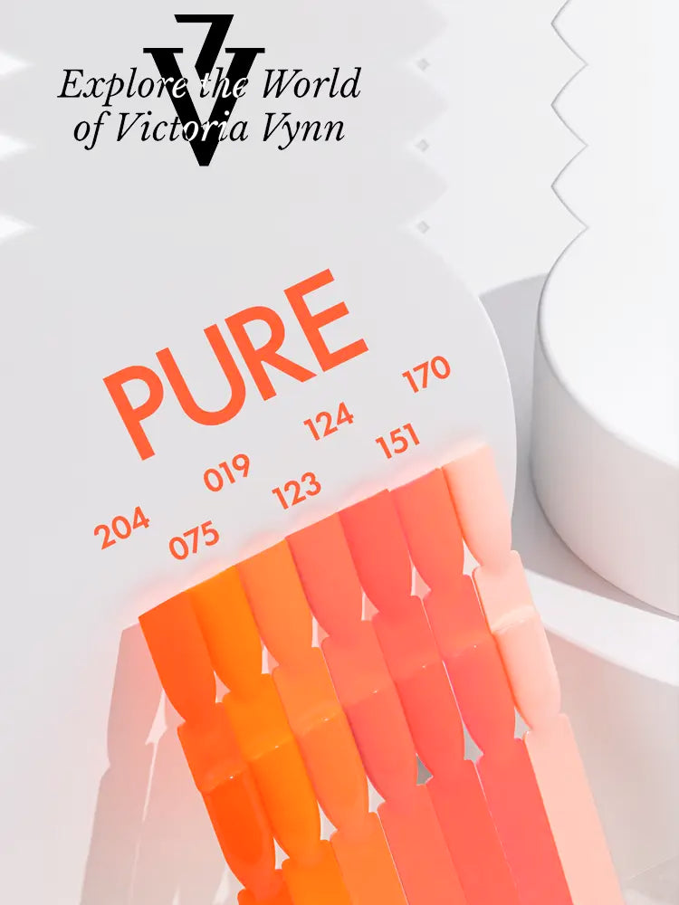 Gel polissant hybride Pure Creamy No. 124 Shocking Coral