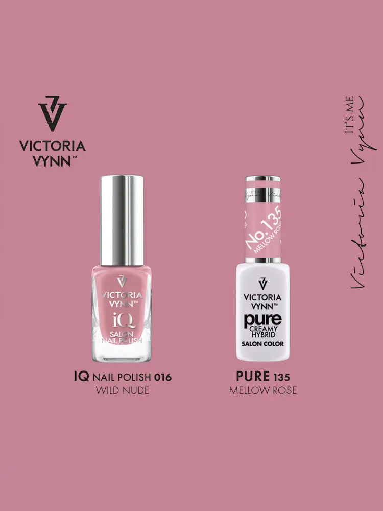 Vernis gel hybride crémeux Pure n° 135 Mellow Rose