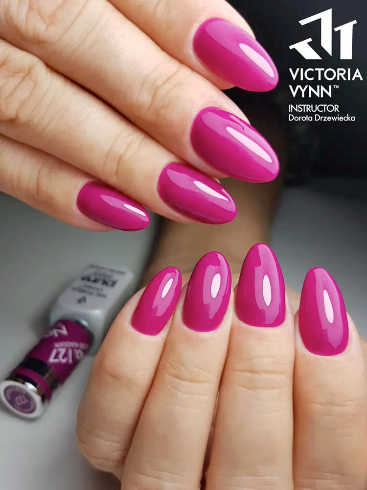 Vernis gel hybride crémeux Pure n° 127 Rose Madder