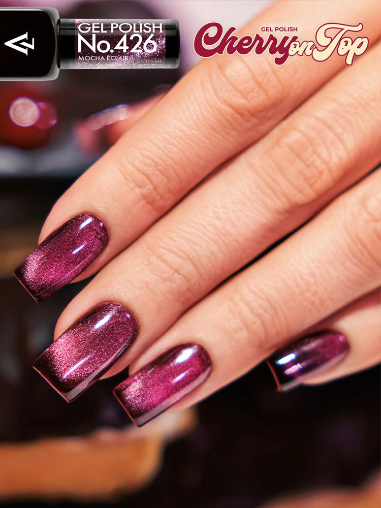 Collection Cherry on Top Victoria VYNN – Vernis gel hybride rouge, rose et prune | MSMO
Nuancier vernis gel Victoria VYNN Cherry on Top, teintes brillantes et élégantes, disponibles chez MSMO