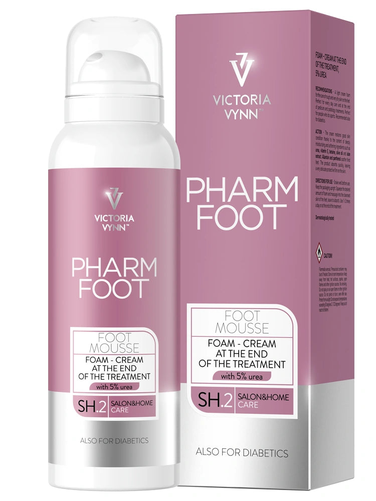 Victoria VYNN Pharm Foot Mousse — Mousse hydratante pieds à l’urée 5%