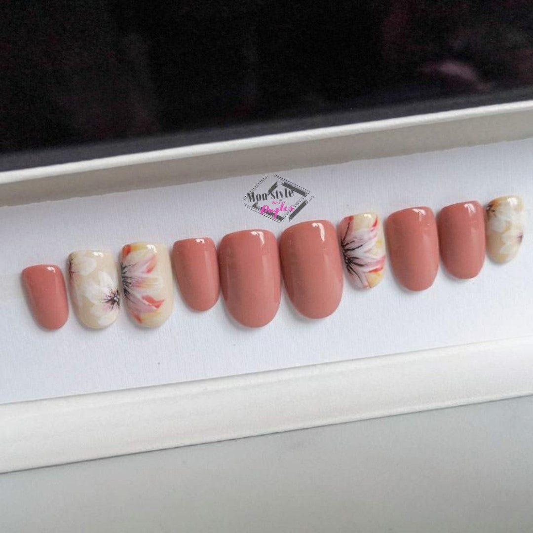 FLORAISON - ongles personnalisables -