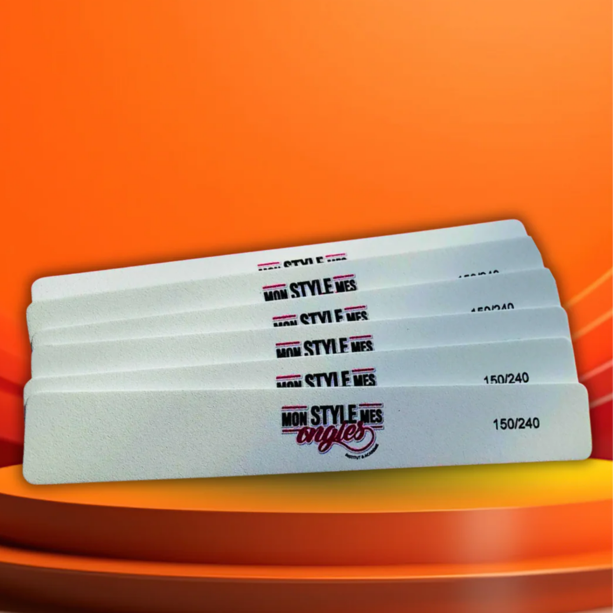 Lime carrée 150/240 – douce & précise pour ongles naturels ou renforcés | MSMO