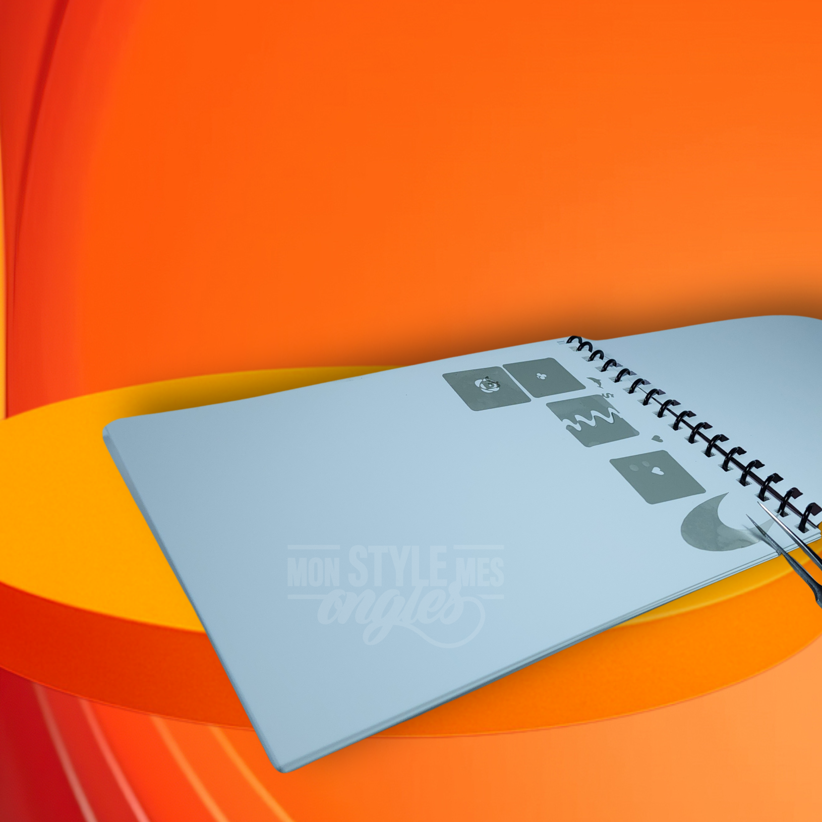 Cahier de stencils réutilisables – Airbrush & Nail Art | MSMO