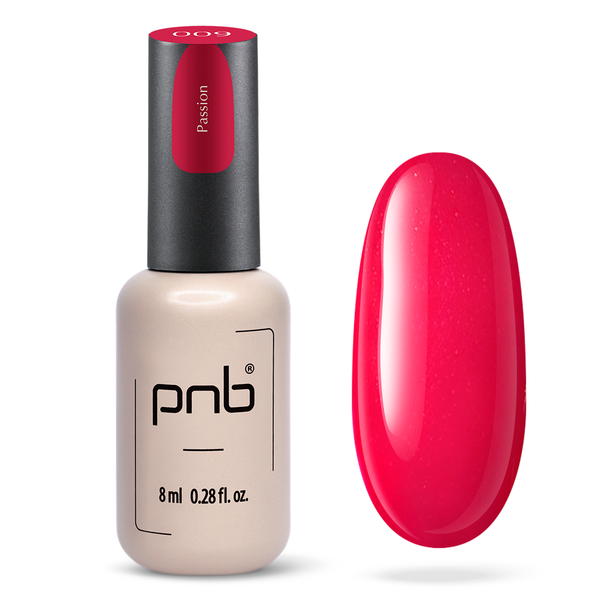 Vernis gel PNB No. 009 Passion 8ml