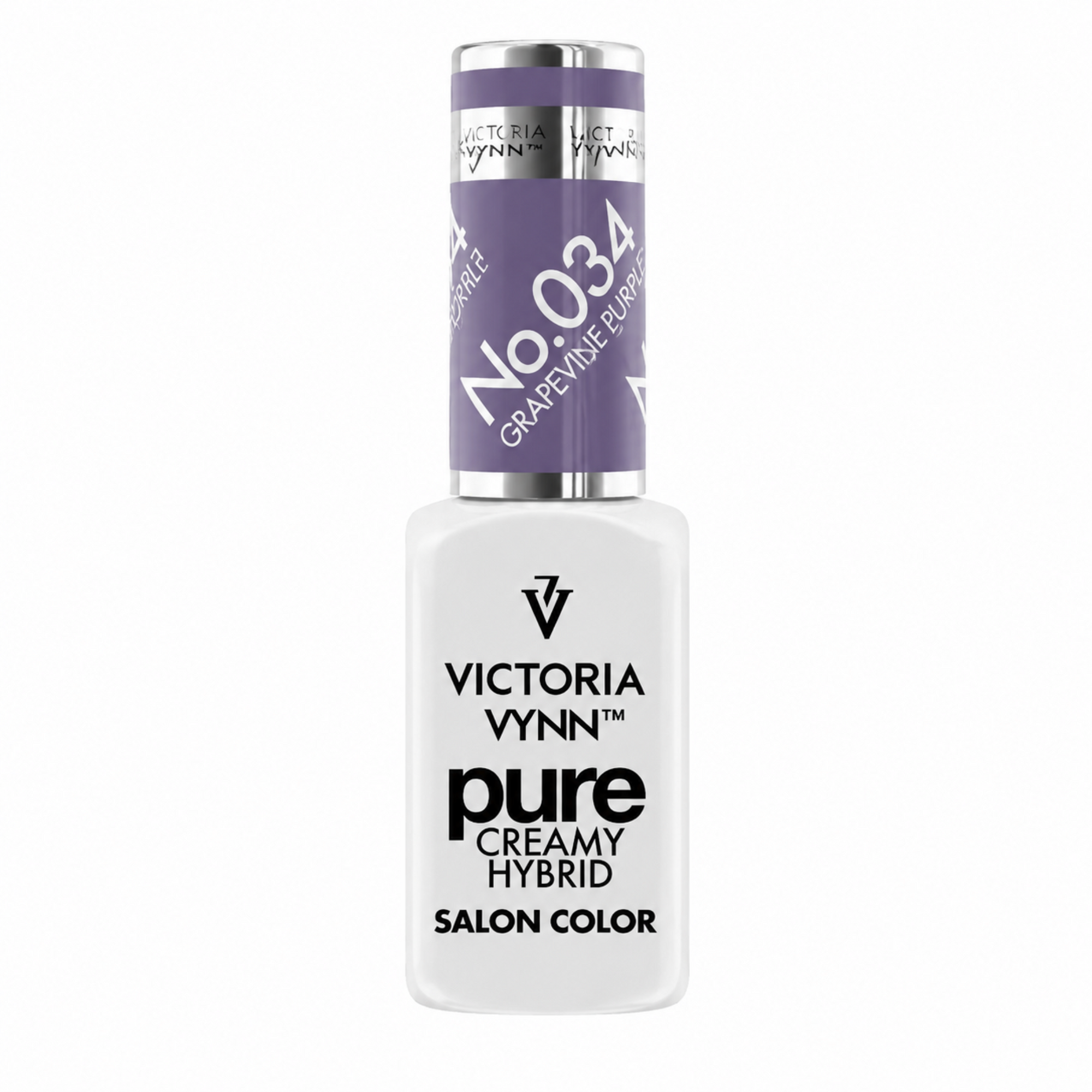 Vernis gel Pure Creamy Hybrid No. 034 Grapevine Purple Victoria Vynn – violet élégant longue tenue