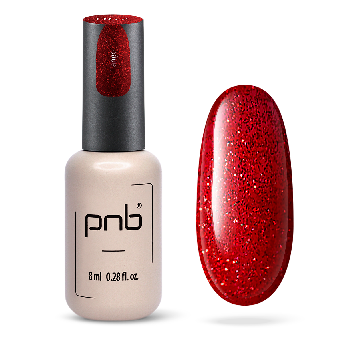 Vernis gel PNB No. 067 Tango 8ml