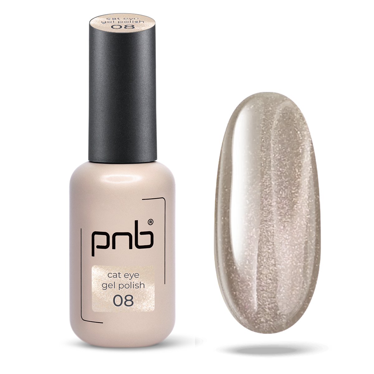 Vernis gel PNB Glamour Cat No. 08 Sage Silk 8ml