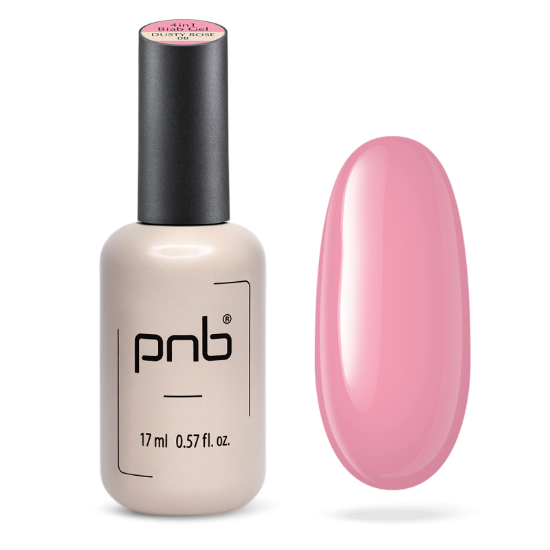 BIAB Gel PNB 4 en 1 n° 08 Dusty Rose 17 ml