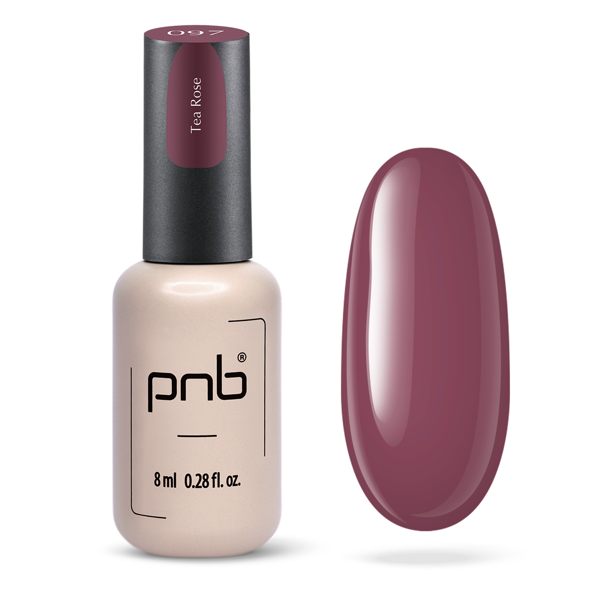 Vernis gel PNB No. 097 Tea Rose 8ml