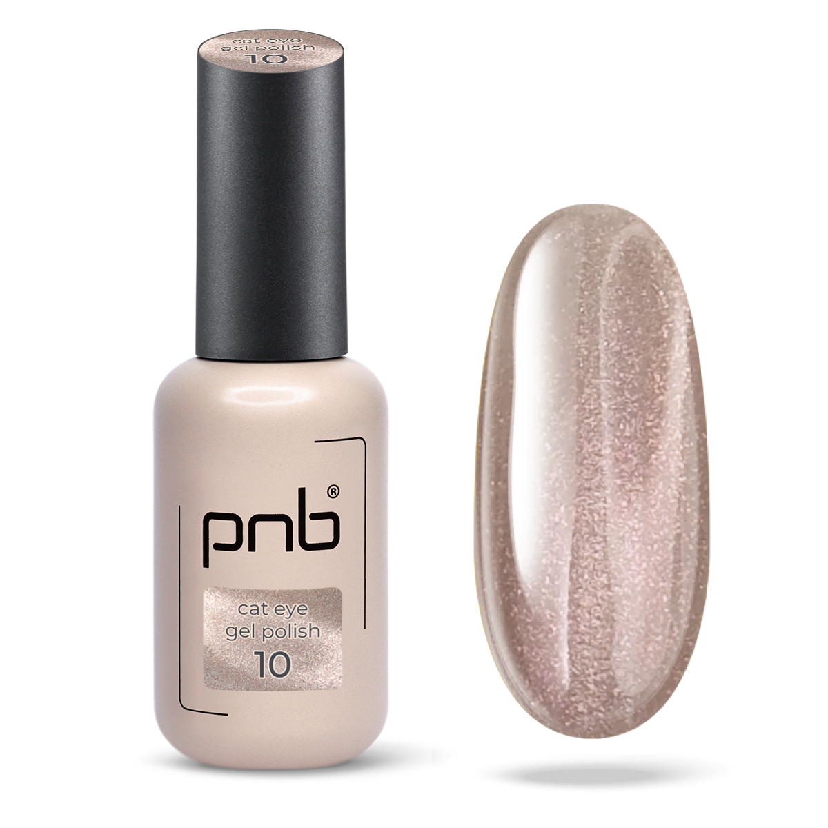 Vernis gel PNB Glamour Cat No. 10 Nude Brocade 8ml