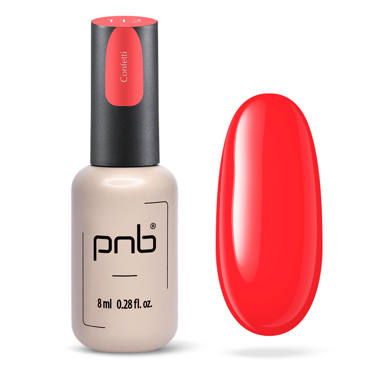 Vernis gel PNB No. 112 Confetti 8ml