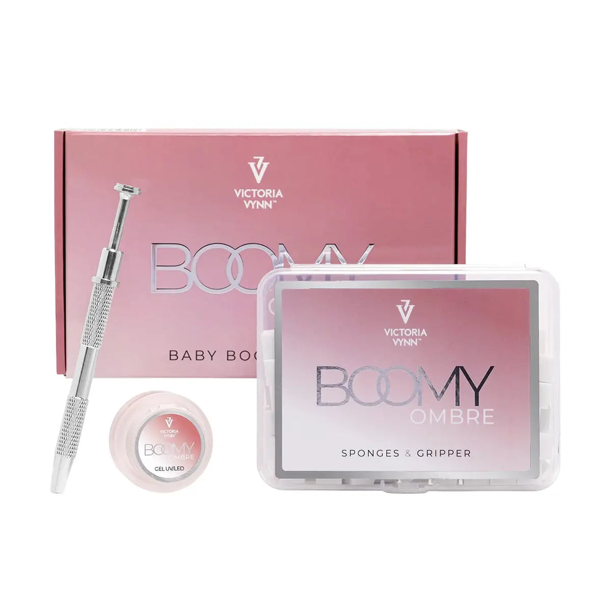 Boomy Ombre Kit Baby Boomer – Sponges & Gel Blanc | Victoria Vynn