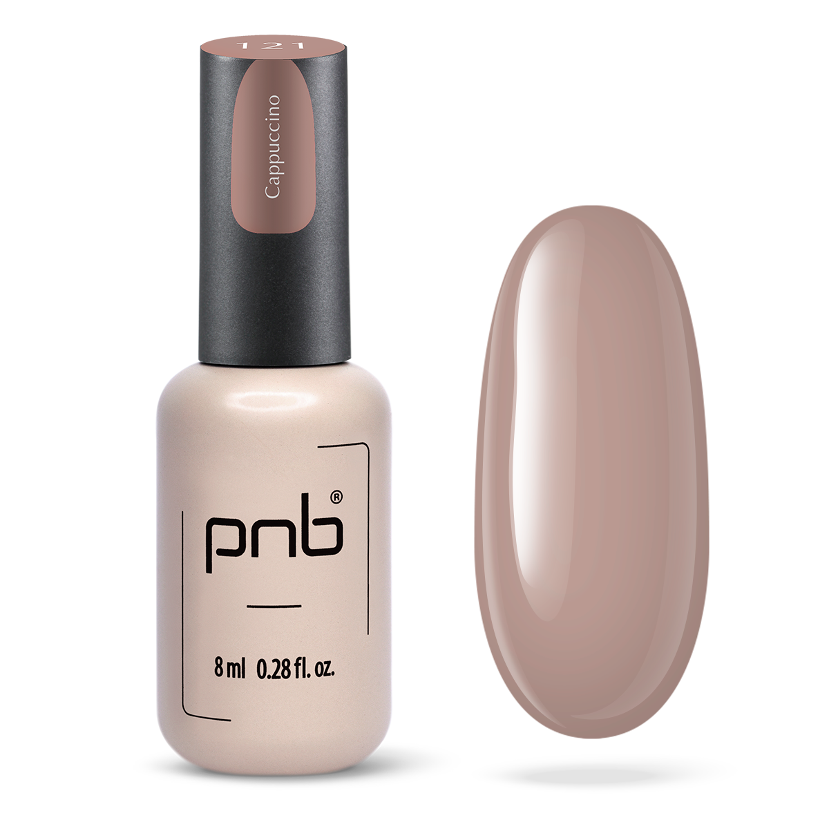 Vernis gel PNB No. 121 Cappuccino 8ml