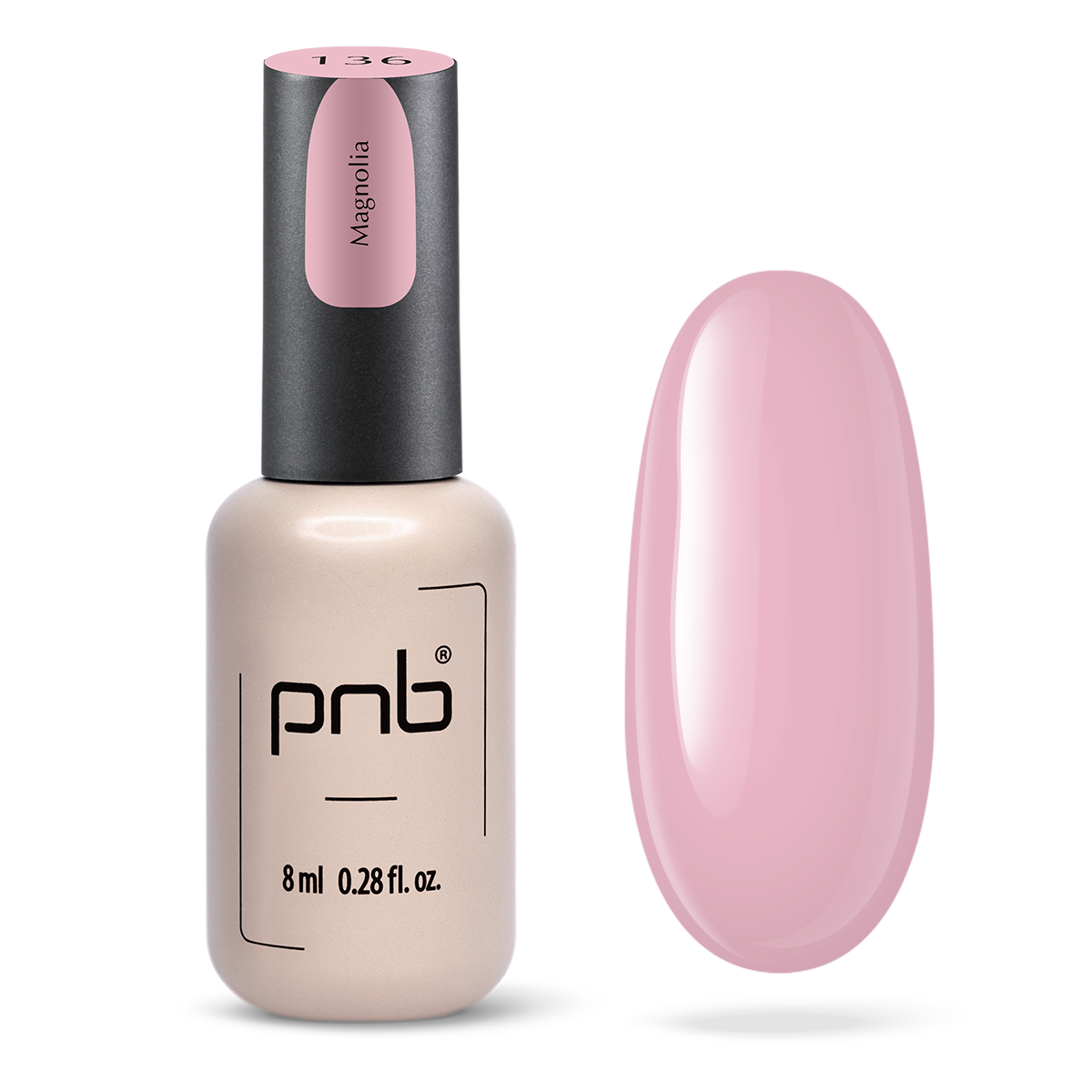 Vernis gel PNB No. 136 Magnolia 8ml