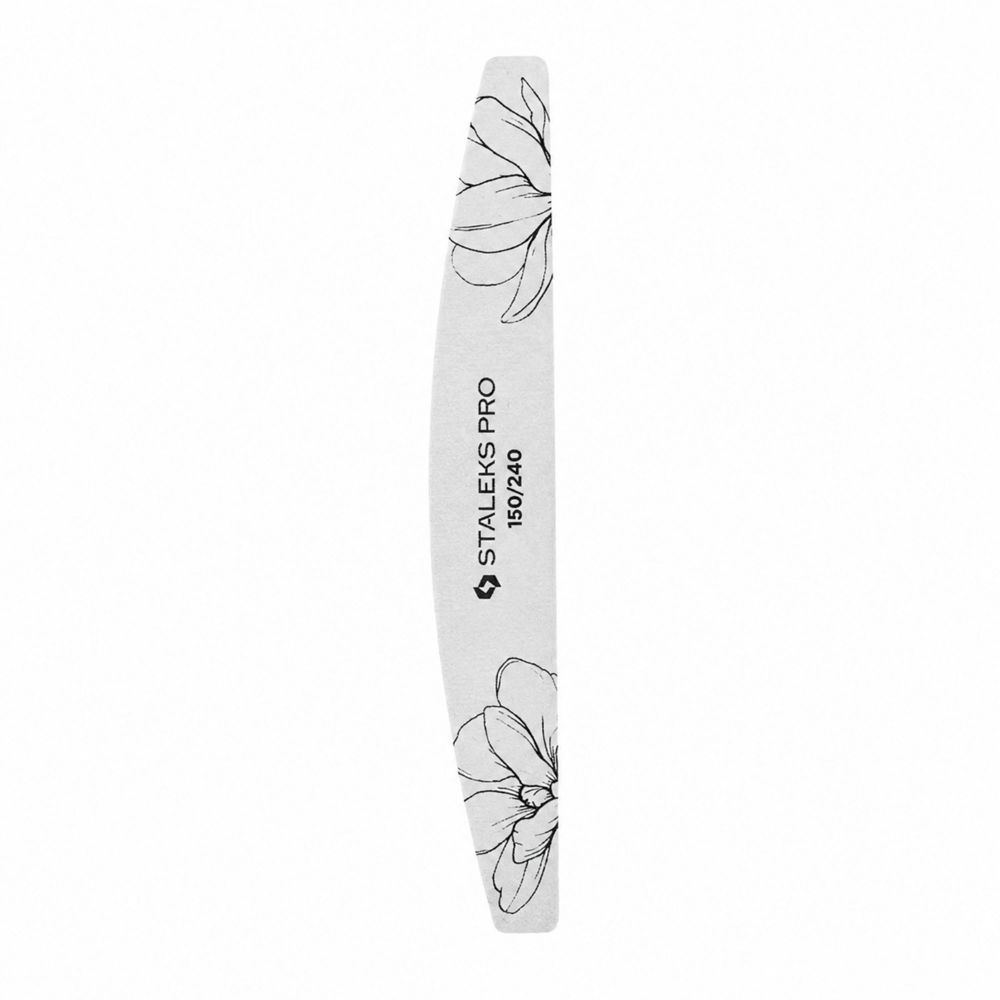 Lime minérale demi-lune Staleks Expert 40 grain 180/240, lime a ongles, mon style mes ongles , livraison rapide partout au quebec et canada, formation manucure seche-russe, airbrush