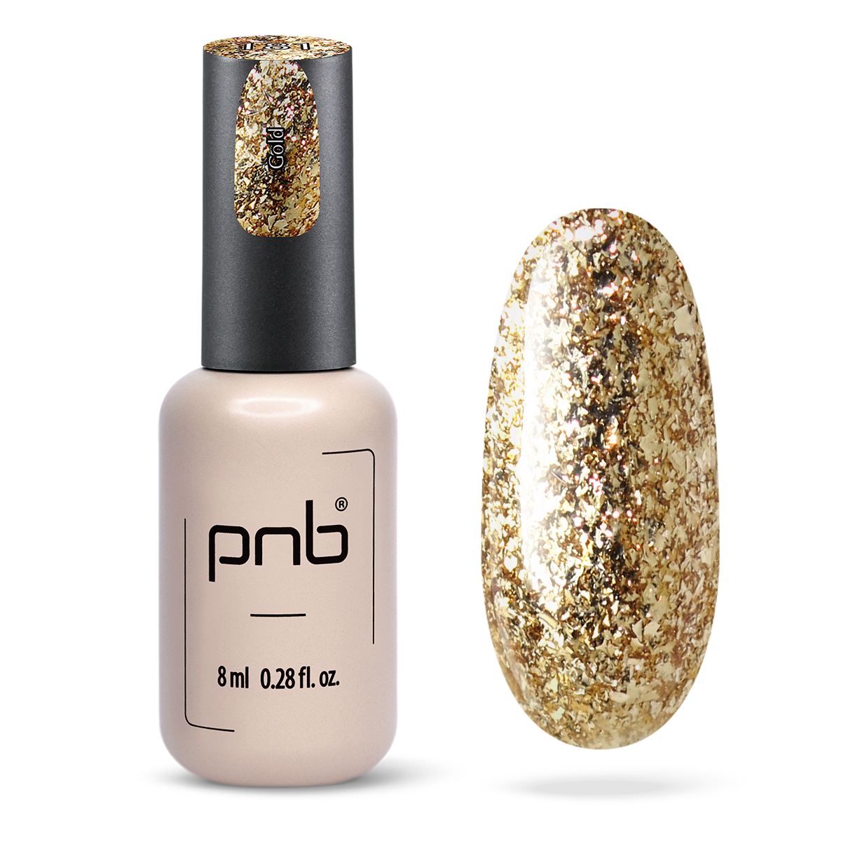 Vernis gel PNB No. 181 Gold 8ml