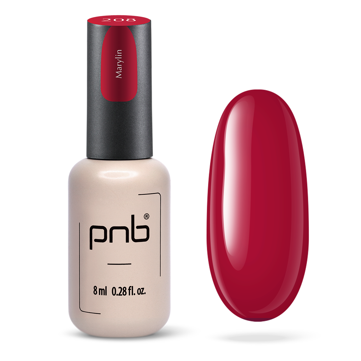 Vernis gel PNB No. 208 Marylin 8ml