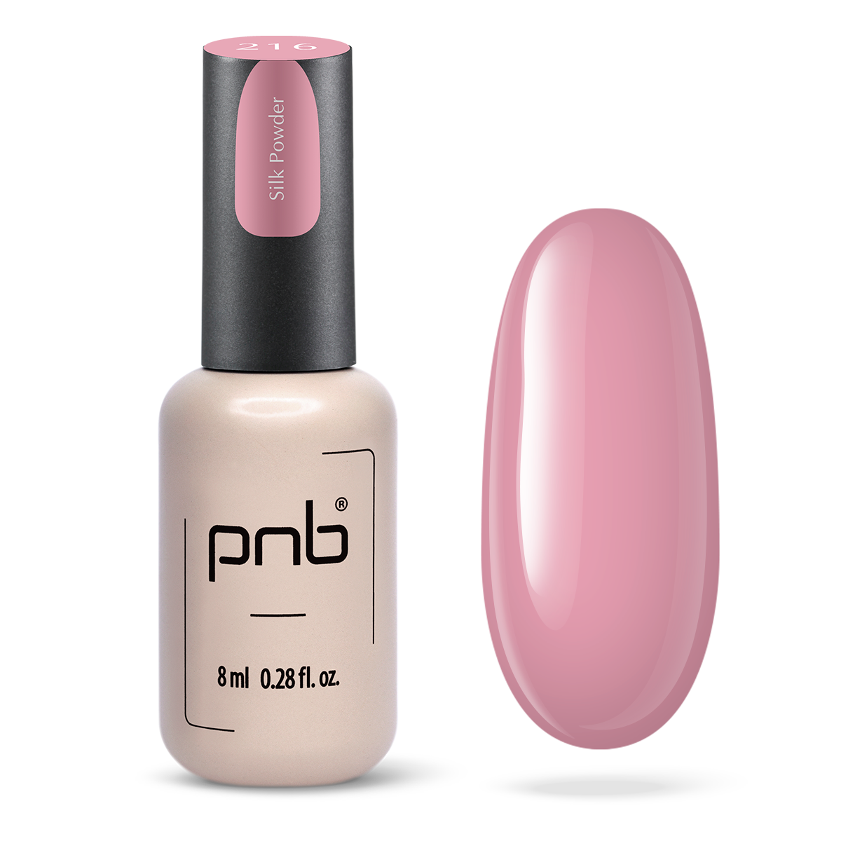 Vernis gel PNB No. 216 Silk Powder 8ml