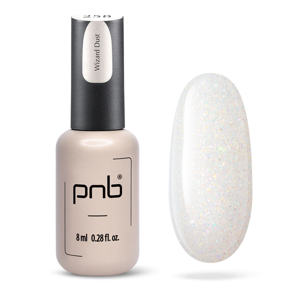 Vernis gel PNB No. 258 Wizard Dust 8ml