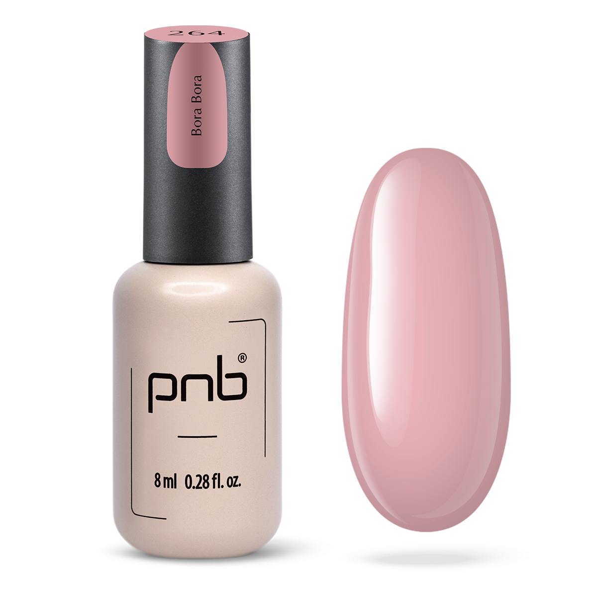 Vernis gel PNB No. 264 Bora Bora 8ml